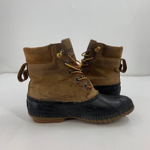 Sorel Men\'s Cheyanne Lace Rain Waterproof Winter Leather Sole Duck Boot‎ Size 9 main image 11